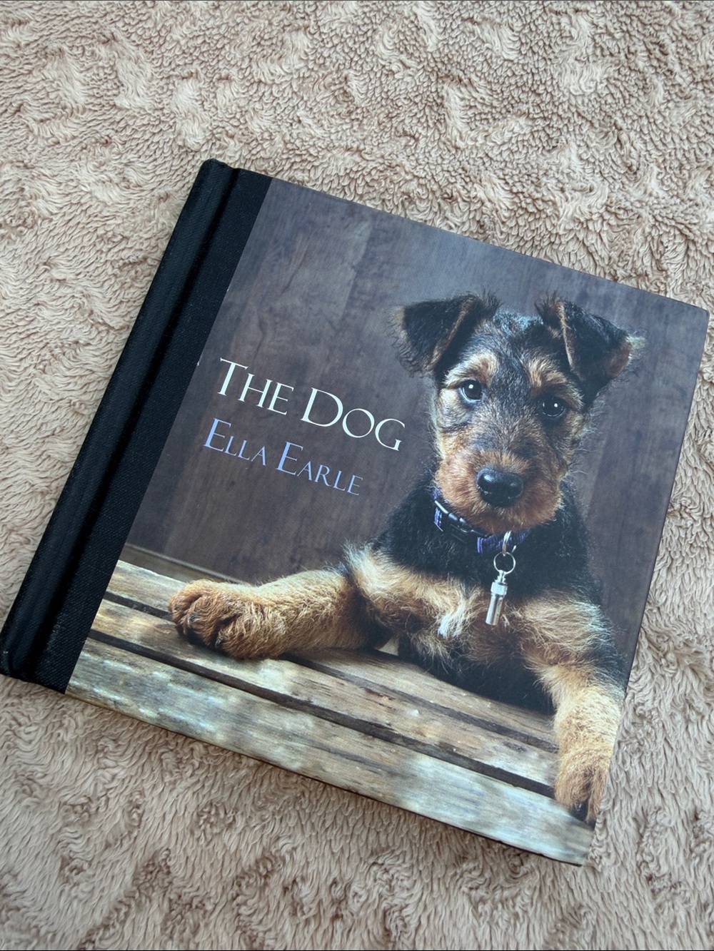 The Dog by Ella Earle 🐶 Black and Brown Hardcover Dog Book